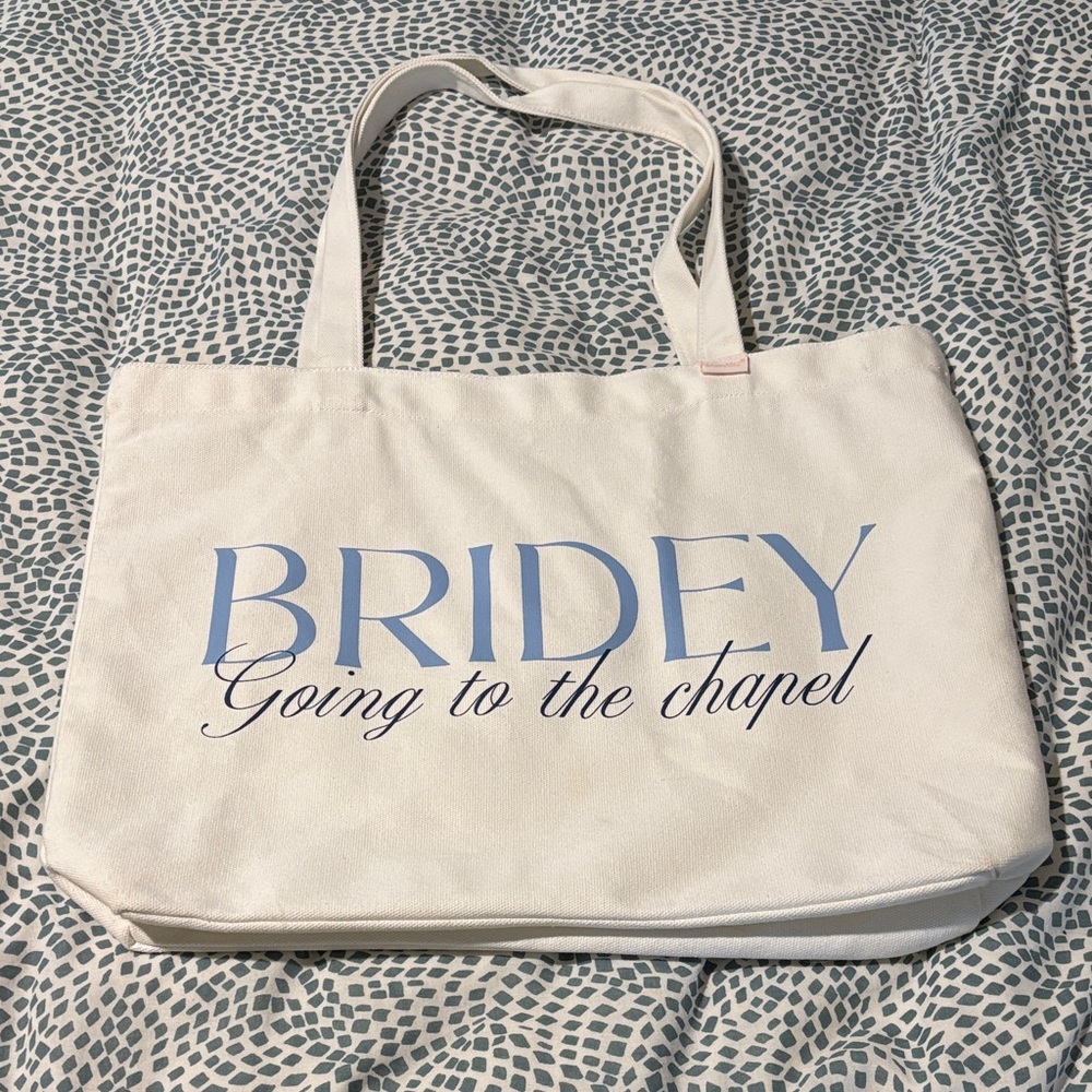 Bridal tote bag